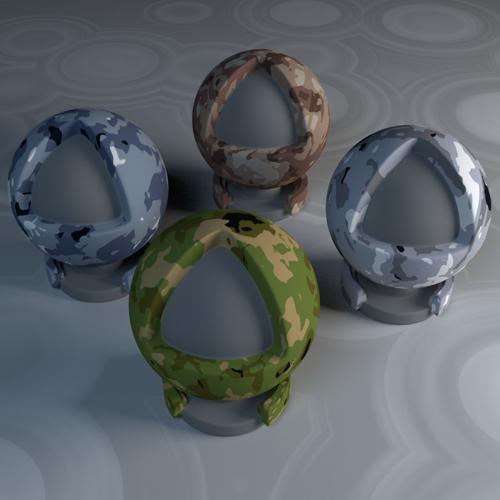 Camouflage Material for Cycles preview image